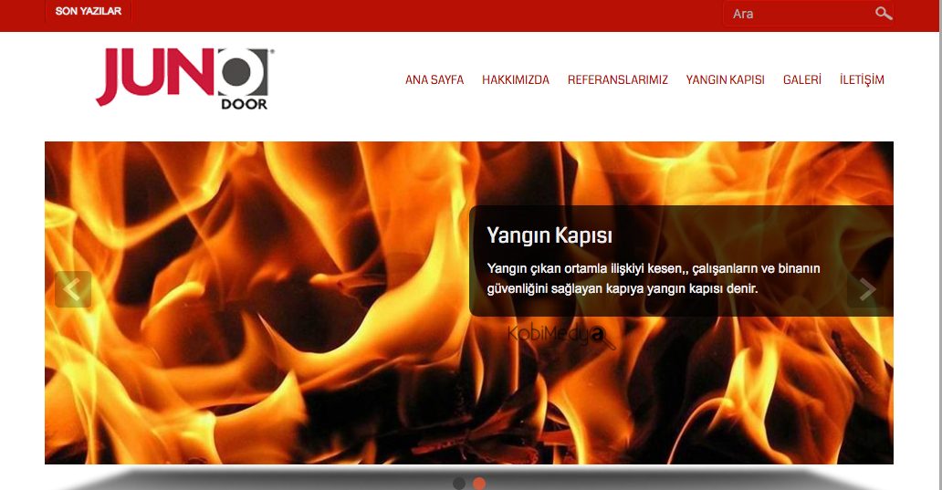 Junodoor yangın kapısı çalışmamız başladı